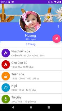 婴儿护理和追踪器 海报