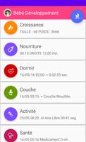 Suivi de Bébé et Développement capture d'écran 1