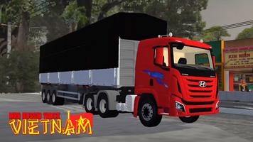Mod Bussid Truck Vietnam captura de pantalla 1