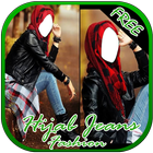 ikon Hijab Jeans Girl Fashion Suit