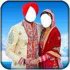Couple Sikh Wedding Suit आइकन