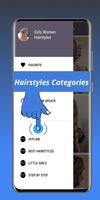 Girls Women Hairstyles App capture d'écran 1