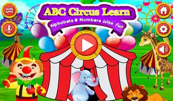 ABC Circus Learn Alphabets & Numbers with fun Affiche