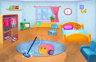 ทำความสะอาดบ้าน เกมสำหรับเด็ก ภาพหน้าจอ 3