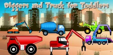 Diggers and Truck for Toddlers