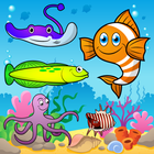 Puzzle for Toddlers Sea Fishes icône