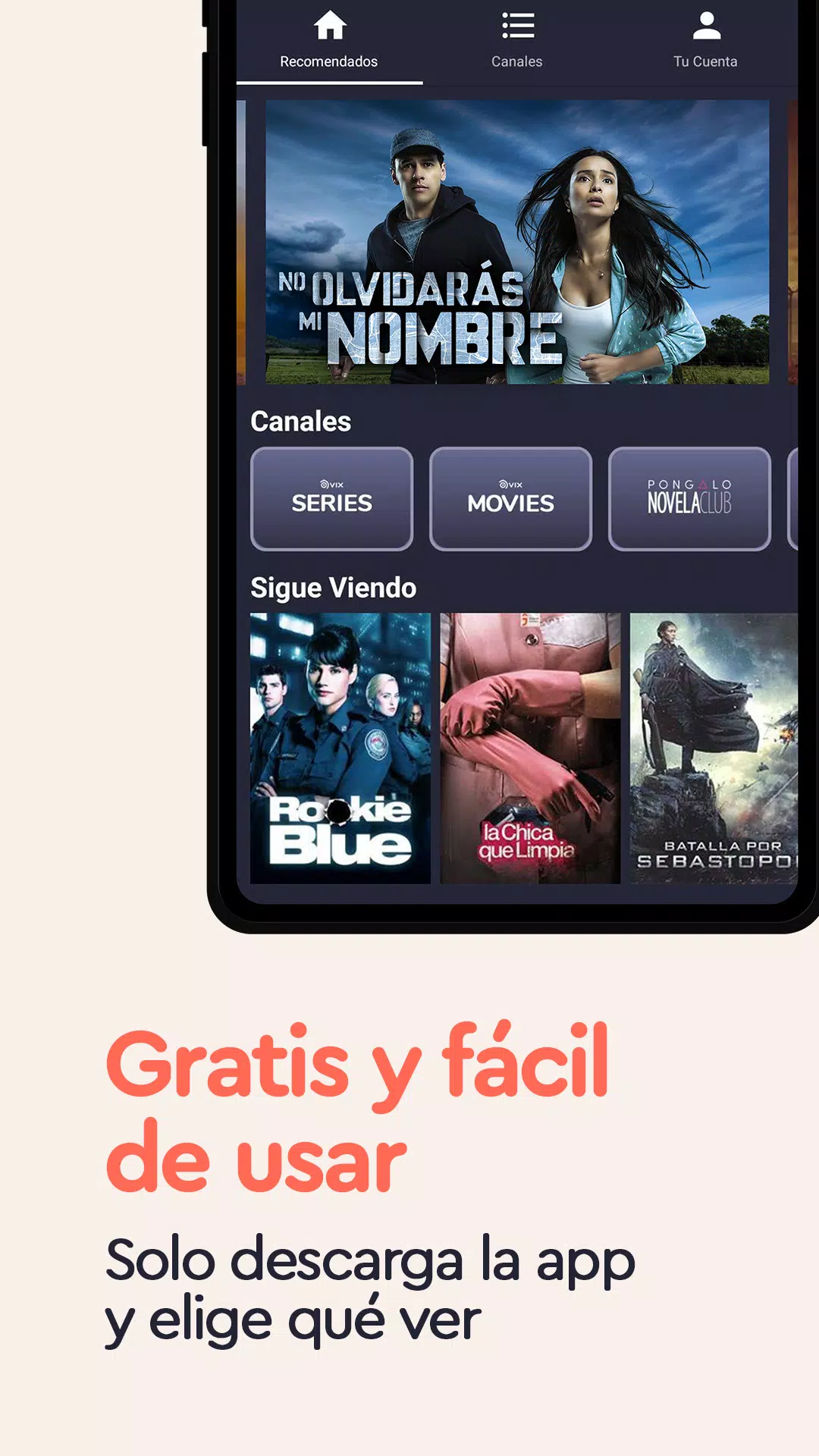 Vix Filmes e TV Grátis App: Filmes, Séries, Shows e Novelas no Aplicativo