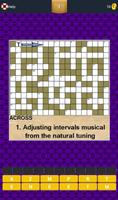 Music Crossword Puzzle capture d'écran 2