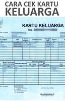 cara mudah cek kartu keluarga online terbaru पोस्टर