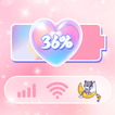 Cute Emoji Battery Bar