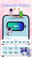 Cute Emoji Battery Bar تصوير الشاشة 3