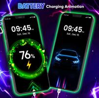 Battery Charging Animation 3D الملصق