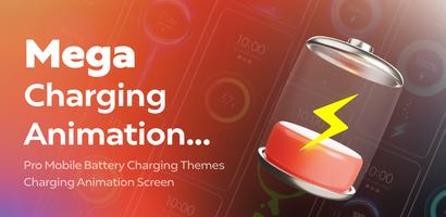 Battery Charging Animation Affiche