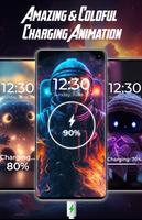 LED Battery Charging Animation الملصق