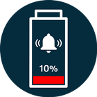 Alarme de batterie pleine icône