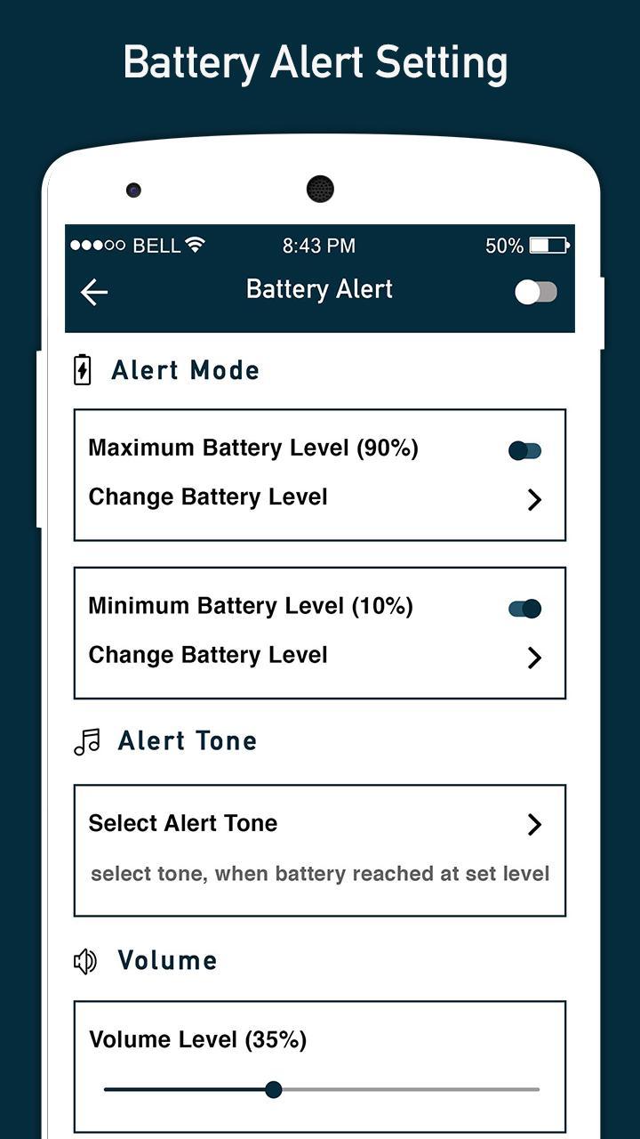 Allarme batteria piena APK per Android Download