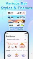 Emoji Battery Widget постер