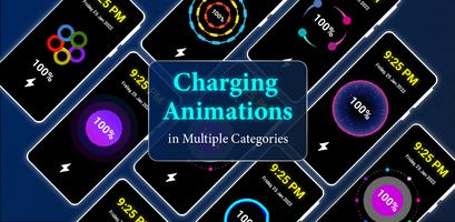Battery Charging Animation 3D captura de pantalla 3