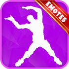 Funny Dance Emotes Season 6 For Battle Royale آئیکن