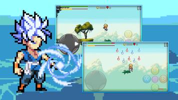 Battle of Super Saiyan Blue Goku Warrior screenshot 1