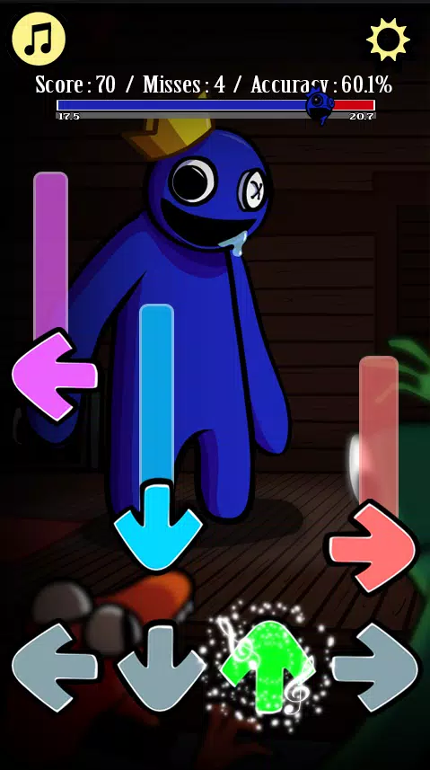 Download blue rainbow friends fnf mod android on PC