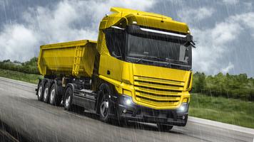 truk simulator truk euro sim poster