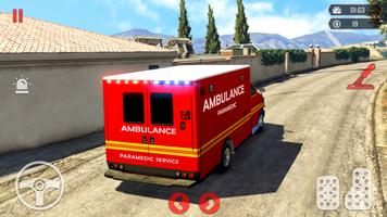 Jeu de simulateur d'ambulance Affiche