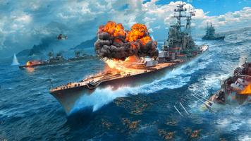 Battleship war:navy commander Affiche