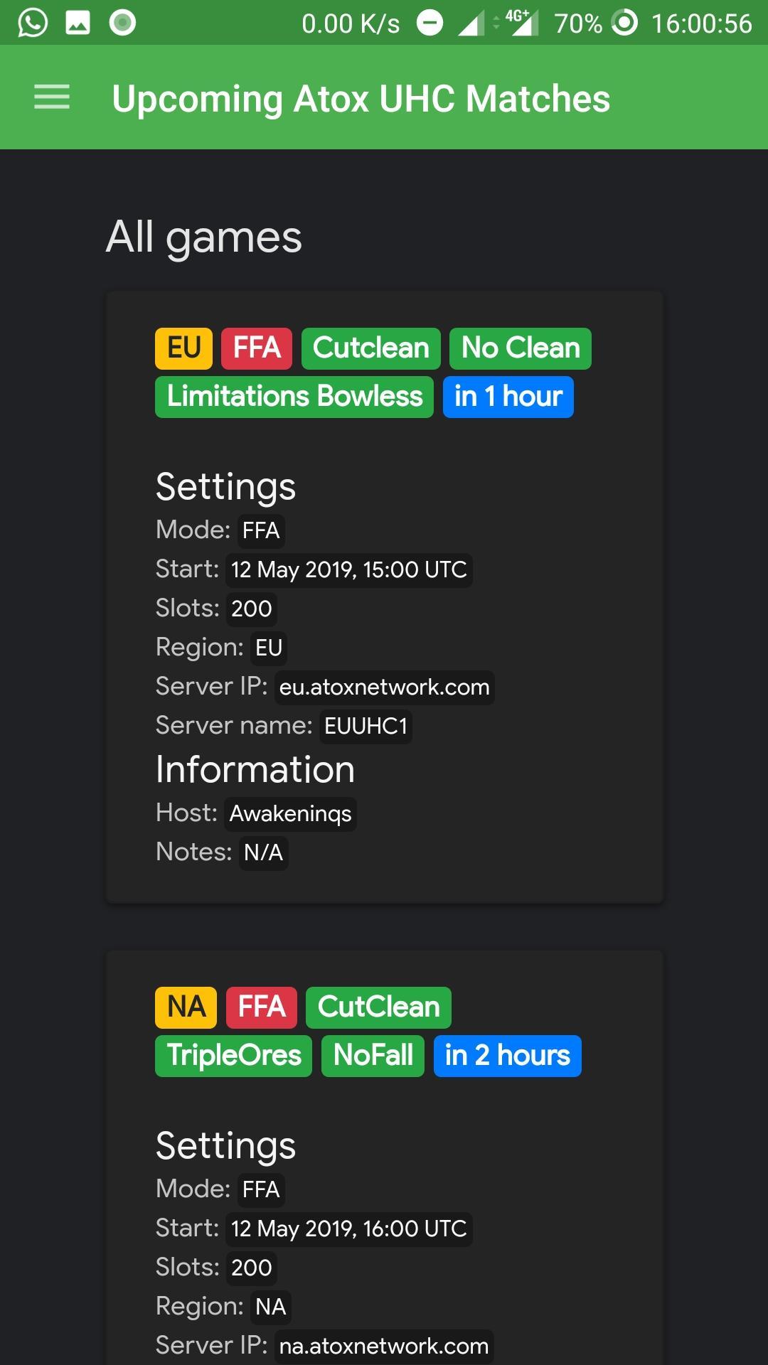 UHC Calendar App for Android - APK Download