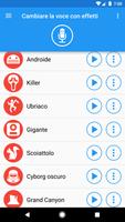 1 Schermata Cambiare la voce con effetti
