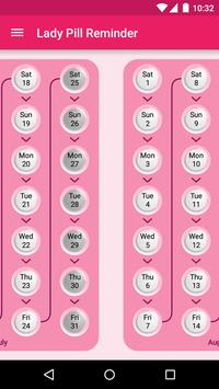 Lady Pill Reminder 截图 1