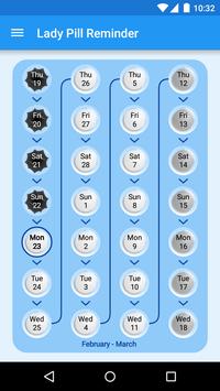 Lady Pill Reminder 截图 2