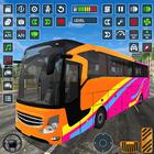 Jogos ônibus urbanos modernos ícone
