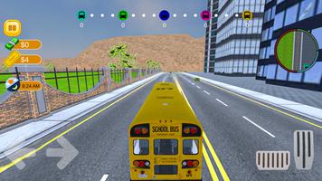Jogos ônibus urbanos modernos Cartaz