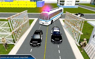 prisionero policía autobús transporte captura de pantalla 1