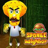 Sponge Horror Neighbor Escape 3D