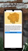 Cute Capybara Mod for MCPE ảnh chụp màn hình 3