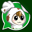 Cute Pocong Jump Stickers For WhatsApp APK