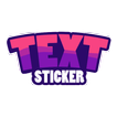 Text Sticker lucu dan gokil fo