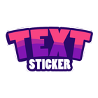 Text Sticker icône