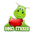 Dino Jurassic Sticker ไอคอน