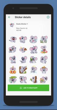 Koala Stickers for WhatsApp screenshot 3