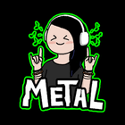 Metal Sticker icono