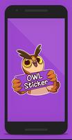 Owl Sticker ポスター