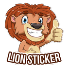 Lion WAStickerApps - The King Sticker icône