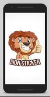 Lion WAStickerApps - The King Sticker Affiche