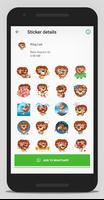 Lion WAStickerApps - The King Sticker syot layar 2