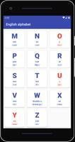 English alphabet capture d'écran 1