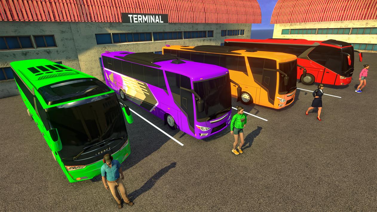 City Coach Driving: Bus Games screenshot 14