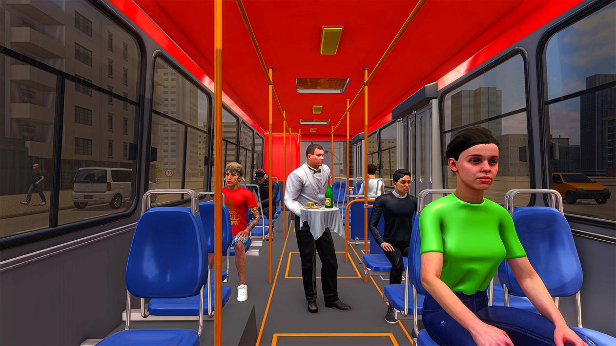 City Coach Driving: Bus Games screenshot 11